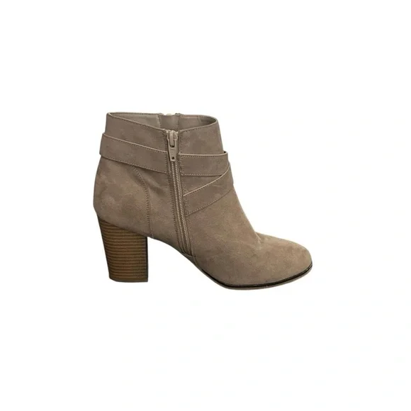 Apt. 9 Women’s Advisor Taupe Ankle Boots Block Heel Size 8.5 - Picture 10 of 12